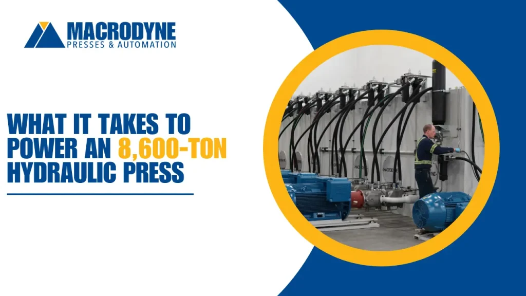 8600 ton press power