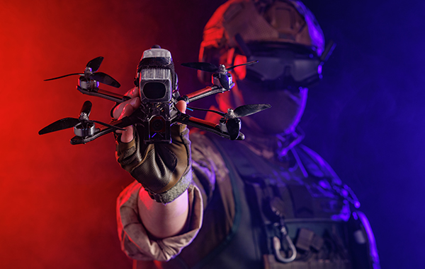 a-soldier-holding-a-drone