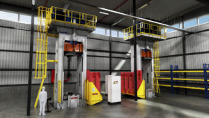 Hydraulic Press by Macrodyne Technologies.