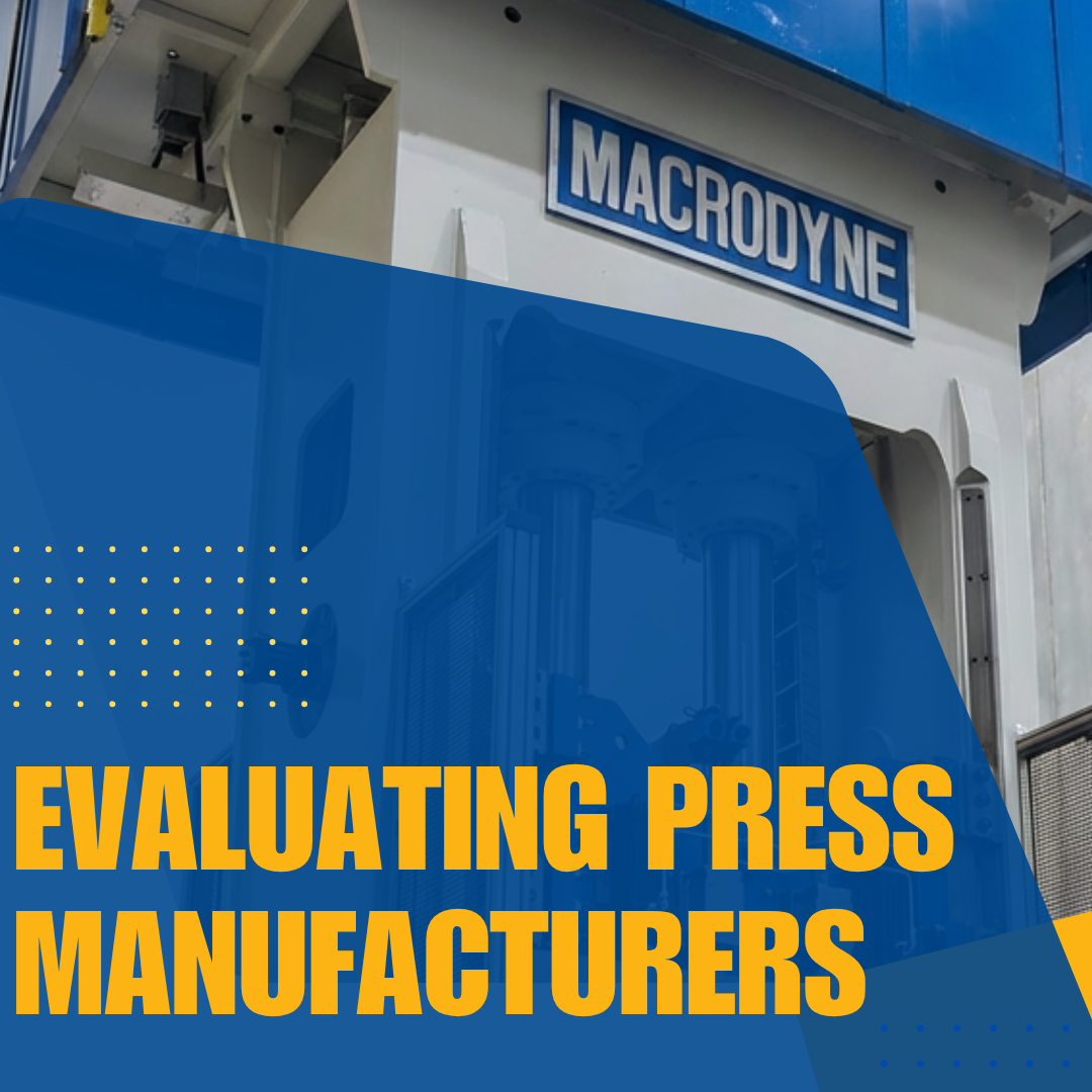 Hydraulic press by Macrodyne Technologies.