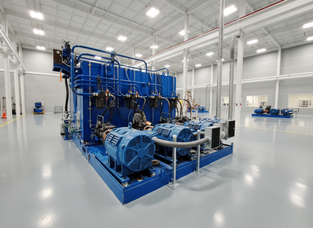Hydraulic power unit.