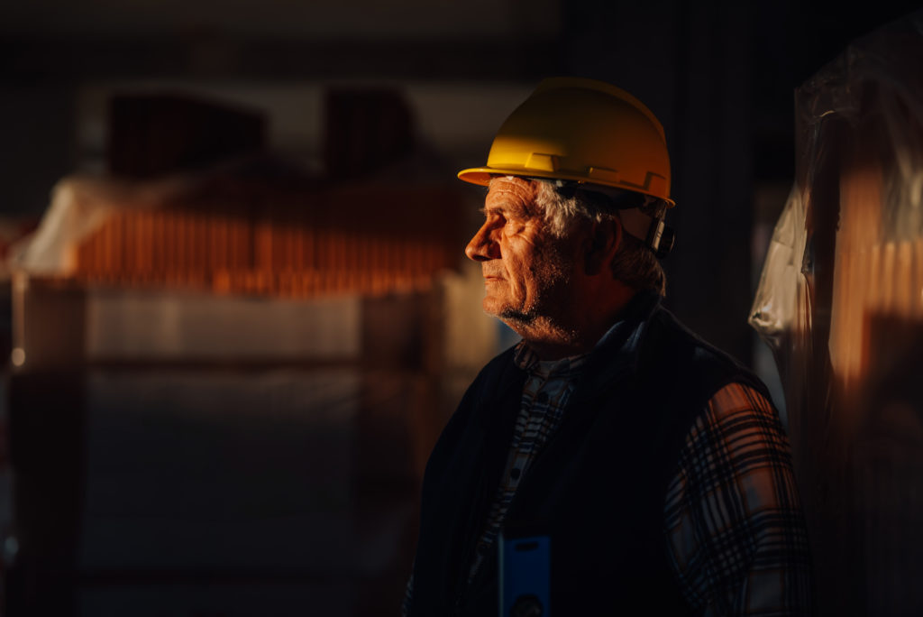 Senior supervisor in a factory.